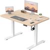 JUMMICO Scrivania Regolabile in Altezza con Caricatore USB, Scrivania Regolabile Elettrica 100 x 60 cm, Standing Desk