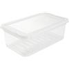 keeeper Box Contenitore con Sistema di Ventilazione, 33 x 19,5 x 12 cm, 5,6 L, Bea, Trasparente
