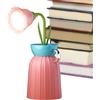 Generic Lampada Da Tavolo Flower - Luce Notturna Flower, Lampade Da Lettura Touch Control | Lampada A Forma Di Pianta Con Regolazione Continua, Modalità 3 Colori USB Ricaricabile Collo Flessibile Notte Per Co