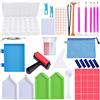 TOPSEAS Strumenti di Pittura Diamante Fai da Te 5D,94Pezzi DIY Diamond Painting Kit,Diamante Pittura A Punto Croce Strumento Diamante Accessori per Adulti o Bambini