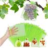 Eymobad 100 sacchetti di protezione per uva, 15 x 10 cm, con cordino, per frutta, frutta, per vespe, uccelli, lumache, aceto di ciliegia e altri insetti