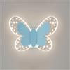 LIGKIN Applique LED 10W Lampada da parete Farfalla Creativa Luci da parete Moderno Acrilico Caldo Luce Notturna da comodino per Camera dei bambini Scale Corridoio