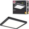 Paulmann 71000 LED Atria Shine 190 x 190 mm, rettangolare, incl. 1 x 11,2 W, bianco caldo, nero, pannello di luce in plastica, 3000 K, 190x190mm