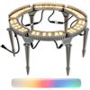 Opaeroo Luci Da Giardino Esterne, Luci Ad Anello Paesaggistiche A Led Bassa Tensione Per Alberi, Illuminazione D'accento Per Palme, Ip65 Antigelo WarmWhite 6lights