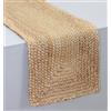Craft Trade - Runner da tavolo intrecciato in juta per feste di matrimonio, stile rustico, fattoria, vintage, pranzo, in sisal, intrecciato, fatto a mano, naturale - 33,02x91,44 cm, rettangolare