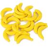Wpppan 20 mini banane finte gialle, frutta in schiuma, frutta come ornamento per feste in casa, artigianato, oggetti di scena, oggetti di scena per fotografia, frullatori e spugne, piante e fiori artificiali