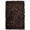Casatessile Shaggy Tappeto cm 60X90 Tappeto a Pelo Lungo Camera scendiletto, Bagno - Marrone