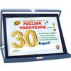 Hole Gadget ® | Targa Idea Regalo per 30 Anni Ragazzo e Ragazza per Ricorrenze, Compleanno e Commemorativa in Cofanetto Rigido 23x13 cm con Targhetta in Metallo