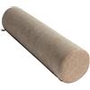 Yekuhe Cuscino Cilindrico Memory Foam Personalizzabile - Federa Rimovibile e Lavabile con Cerniera per Sostegno Cervicale(Cammello,80x12cm)
