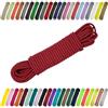 CARTONARE Cordoncino in gomma da 2 mm, 3 mm, per cucito, fai da te e attività all'aperto, elastico (620) rosso intenso, 3 mm x 5 m