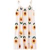 BuFanRenm Camicia da Notte da Donna,Camicia da Notte Estiva Camicia da Notte in Cotone Lavorato a Maglia con Stampa Floreale Abito Intimo Taglie Forti
