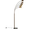 Qazqa sixties - Lampada da terra Design - 5 luce - L 70 cm - Bronzo - Design - Soggiorno I Camera da letto I Sala da Pranzo I Cucina