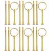 YILANJIN 6 pezzi Accessori Cake Stand, Supporto Per Vassoi Torte Alzata, Aste Vassoio di Frutta, 3 Piani per Torte Nuziali Supporto per Vassoi Torte, per Torte, Cupcakes, Muffin e Frutta (oro)