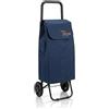 Today Home Carrello Spesa 42L con 2 Ruote per Scale + OMAGGIO 1 COPPIA DI 3 RUOTE per salire le scale, Pieghevole, Impermeabile, Leggero, Capacità 25 kg, Modello Re Marke