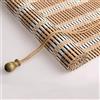 SGSKEIEY Tende a Rullo Bamboo Blinds Blinds Sole Parasole,Tenda a Rullo in bambù retrò Naturale,Avvolgibile Bamboo ,Oscurante al 65%,con Accessori,per Interni/Esterni,Personalizzate (100*160cm/39*63in)