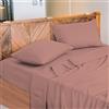 NARCISO - Lenzuola Una Piazza e Mezza 100% Cotone Made in Italy, Completo Letto Composto da 1 Lenzuolo Sotto con Angoli 130x200, 1 Lenzuolo Sopra 190x290, 1 Federa Cuscino 50x80cm (Cipria)