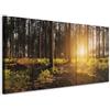 murando - Quadro Alberi 200x80 cm 5 Pezzi - Stampa su Tela Strutturata XXL Grande - Quadri Moderni Componibili Camera da Letto Matrimoniale - Stampe da Parete Arte - Bagliore c-B-0293-b-m