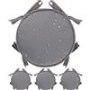Generico Cuscini Rotondi Per Sedie Da Giardino- 240 G Cuscini Sedia Bistro Esterni | Seduta Rotonda Arredo Esterno | Set Di 4 Pezzi Cucina Tondi Con Regolabili Per Interni Ed Esterni, Balcone, Terrazzo Cucina