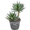 Arborus Pianta Artificiale Piante Artificiali in Pentola 33 cm Piante Artificiali Succulente Piante Artificiali per la Decorazione Della Casa Decorazione per Ufficio Bagno Balcone Tavola