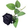 Anevous 5 fiori artificiali in rosa, 51 cm rosa in velluto per bouquet da sposa, rose finte, fiori di seta realistici, rose artificiali per fai da te, matrimonio, festa a casa, centrotavola