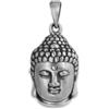 SUGARKITTEN LONDON Ciondolo a forma di testa di Buddha in argento 999 ossidato opaco 3D