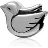 CRISNATA Pace Uccello Piccione Charms, 925 Sterling Argento colomba Charm Perline, Fit Pandora Animale Braccialetto, Regalo per San Valentino/amante/moglie/marito