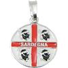 Filu e Trama Ciondolo 4 Mori Sardegna Argento smaltato 16 mm