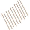 AB Tools Confezione da 10 posatoi in legno per canarini, parrocchetti, calopsitte e pappagalli - Accessorio per gabbia per uccelli - 40,6 cm