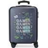 Movom Game Over Valigia da cabina blu 38 x 55 x 20 cm Rigida 2,5 kg Chiusura a combinazione laterale ABS 2,5 kg 35 L Bagaglio a mano, blu, Taglia unica, Valigia cabina