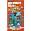 Danilo Promotions LTD Minecraft - Biglietto di auguri di compleanno per ragazzo, 229 x 127 mm