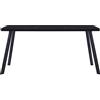 Lumanois Tavolo da Pranzo Nero 180x90x75 cm in Vetro Temperato, Mobili,Tavoli,Tavoli da Cucina e Sala da Pranzo, 32.15kg-281875