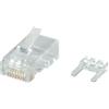 ROLINE Connettore RJ45 cat. 6, non schermato, piegato, per filo/cavo, 10 pezzi (21.17.3062)