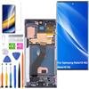 HLYGZX Display per Samsung Galaxy Note 10 4G/5G LCD Schermo di ricambio TFT, N970F N970U Display Schermo Touch Digitizer Kit di riparazione (Nero con cornice, Senza impronte digitali, Schermo non curvo)