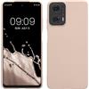 kwmobile Custodia Compatibile con Motorola Moto G24 / E14 / G04 / G04s Cover - Back Case per Smartphone in Silicone TPU - Protezione Gommata - coconut swirl