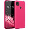 kwmobile Custodia Compatibile con Xiaomi Redmi 9C Cover - Back Case per Smartphone in Silicone TPU - Protezione Gommata - rosa shocking