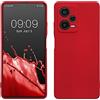 kwmobile Custodia Compatibile con Xiaomi Redmi Note 12 Pro+ 5G / Note 12 Pro Plus 5G Cover - Back Case per Smartphone in Silicone TPU - Protezione Gommata - red cherry