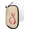 kwmobile Custodia Mouse Wireless Compatibile con Apple Magic Mouse 1/2 - Custodia Neoprene Mouse - Astuccio Porta Mouse PC Gaming Schiena Lepre