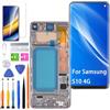 HLYGZX Ricambio display per Samsung Galaxy S10 4G LCD schermo TFT, G973F G973U G973W display schermo touch digitizer assembly kit di riparazione (nero con cornice, senza impronte digitali, schermo non curvo)
