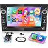 Hodozzy 4G+128G Autoradio per Opel Astra Antara Corsa Zafira Meriva Vivaro Combo Signum Tigra Android 7 Pollici InCell Touch Schermo Carplay Wireless Android Auto Radio Bluetooth DSP GPS WiFi FM RDS