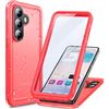 Cozycase Cover TOP 360 Antiurto IP68 Impermeabile Per Samsung Galaxy S26 | Indistruttibile Rugged Militare, Subacquea Waterproof Anti Urto Resistente Antipolvere, Custodia Integrale Doppia Case. Rosa