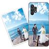 Sunrive Personalizzate Cover compatibile con Samsung Galaxy A32 4G personalizzabile con Foto Testi Frase Logo Disegni e Grafiche Personalizzata, assorbimento degli urti morbido TPU trasparente