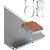 YACAISI Magnetic Wireless Charger for iPad Pro 11 (1st/2nd/3rd/4th) & iPad Air 11 (M2/M3) & iPad Air 10.9 (4th/5th), 18 W Fast Charging Smart Connector Alloy Wireless Charging Pad with USB-C Cord Cable