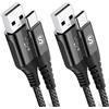 sweguard Cavo USB C [2 Pezzi, 1m+2m] Cavo Tipo C Ricarica Rapida per iphone 17 16 15 Plus Pro Max,Samsung Galaxy S26/S25/S24/S23/S22/S21/S20,So ny,Xiaomi,Hua wei,Google Pixel e altri dispositivi Android USB-C