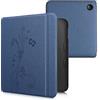 kwmobile Custodia eReader Compatibile con Kobo Libra 2 Cover - eBook Reader Flip Case - blu scuro - Viticci