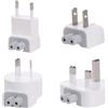 QIWEIS Set Di Adattatori Da Viaggio 4 In 1, Spina Us/Uk/Au/Eu Compatibile Spina Europea Tipo C Ricarica Rapida Plug Testa D'anatra Adattatore Caricatore Usb Per iPod, iPhone, iPad, Tablet