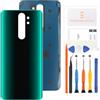 SRJTEK per Xiaomi Redmi Note 8 PRO Batteria Porta Coperchio Alloggiamento per Redmi Note 8 PRO M1906G7I Batteria Copertura Custodia di Ricambio (Verde)