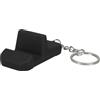 kwmobile Mini Supporto Telefono Tavolo con Portachiavi - Stand Smartphone - Poggia Cellulare in Orizzontale o in Verticale - 5,6 x 2,9 cm - in Silicone - nero
