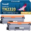 Yowell TN2320 Toner Nero Compatibile con Brother TN2320 TN2310 per Toner Brother MFC l2700DW MFC-L2700DN MFC-L2720DW MFC-L2740DW HL-L2340DW HL-L2300D DCP-L2520DW DCP-L2540DN, 2X TN-2320 Nero