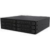 ICY DOCK Backplane a gabbia per impieghi gravosi, rack mobileHot Swap in metallo con serratura a chiave per 6 x SSD o SATA/SAS HDD da 2,5 in un alloggiamento da 5,25 - ToughArmor MB996SK-6SB
