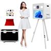 Aookely Treppiede DSLR Photobooth macchina con touch screen da 21,5 pollici, altezza regolabile per selfie feste di nozze noleggio (bianco, Photo Booth)